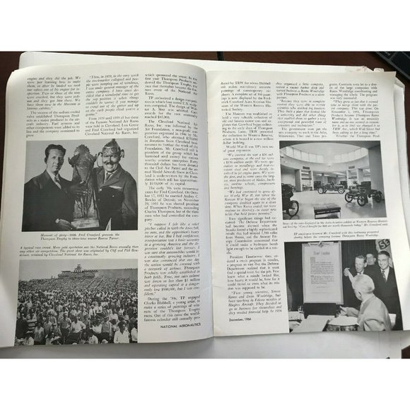 National Aeronautics Magazine Frederick C Crawford Flight Dec 1966 - Picture 7 of 12